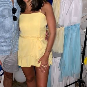 Yellow romper